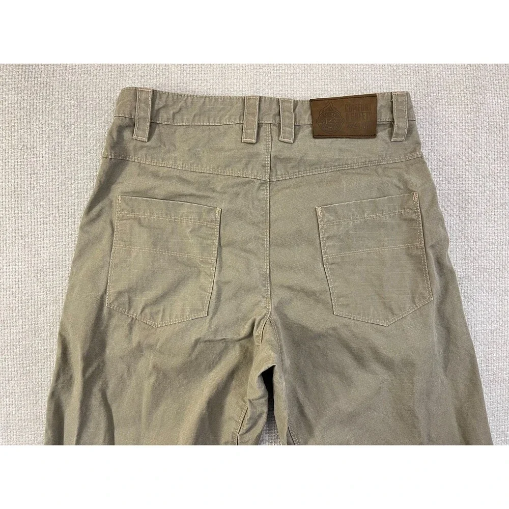 Justin FR Work Pants Men's 33x35 CAT 2 Beige Ripstop Straight Utility Workwear